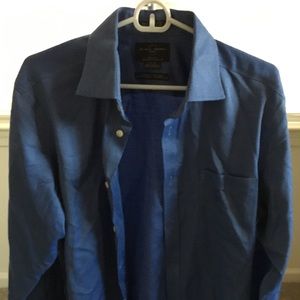 Mens Black and Brown Dress Shirt